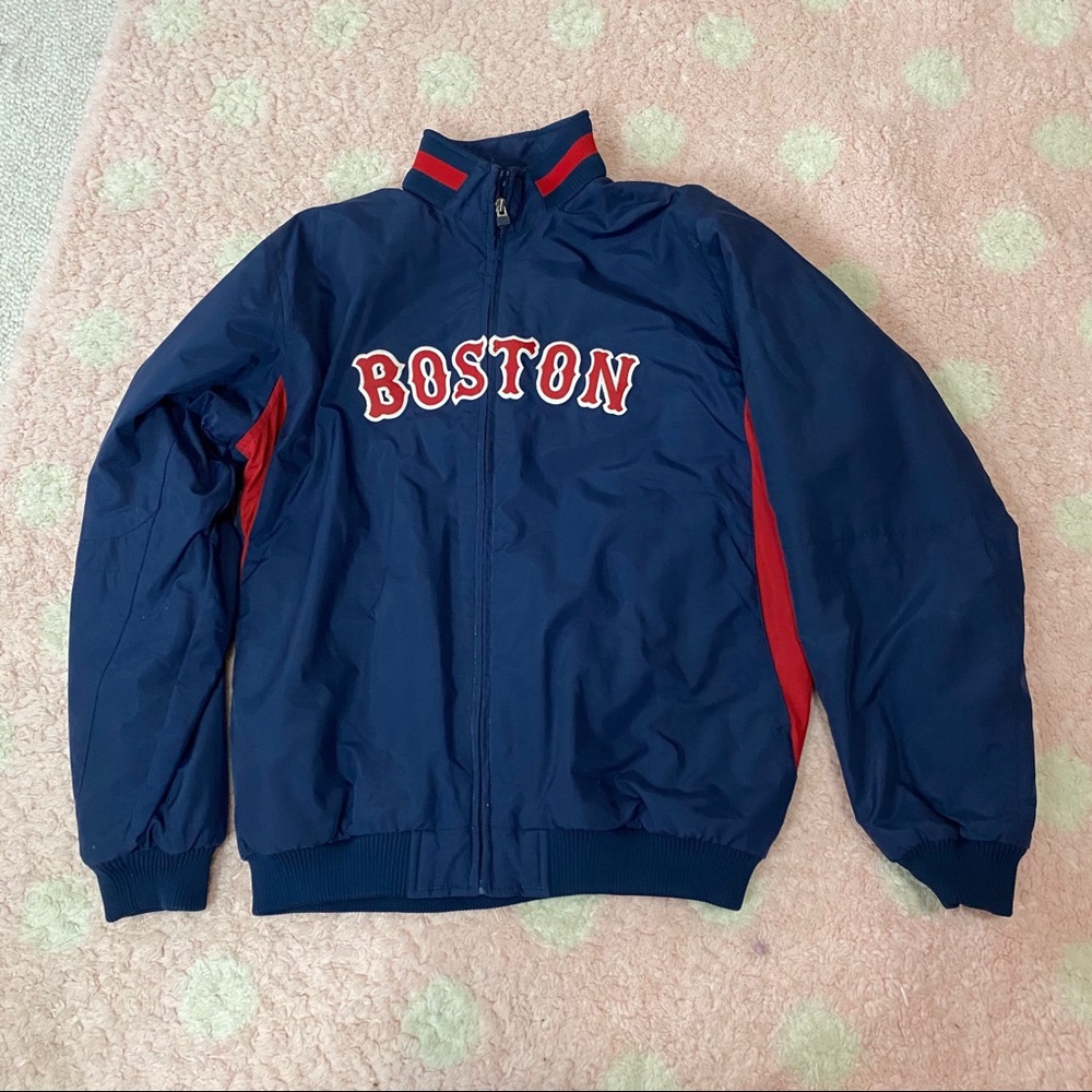 Majestic Boston Navy and Red Kids Jacket